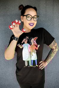Image 2 of Cookbook For The Recently Deceased T-Shirt Bob's Burgers Beetlejuice mashup