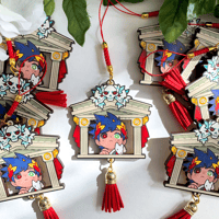Image 2 of HADES zagreus wooden charms