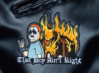 Black metal Bobby Hill patch King of the Hill 4.5"