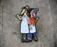 Cookbook for the Recently Deceased 2" enamel pin