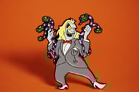 Image 2 of Beetlejuice enamel pin Pee-Wee Herman enamel pin