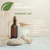Kaili Skincare Vendor List