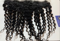 Image 3 of 100% Human Hair Virgin Brazilian 4x4 HD/ 5x5 / 13x4 Frontal Closure Deep Wave