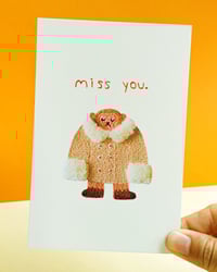 Image 2 of "With Love, Ikea Monkey" Postcard