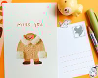Image 1 of "With Love, Ikea Monkey" Postcard