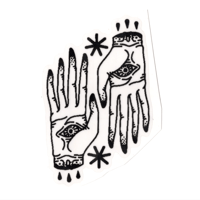 Image 1 of WITCH HANDS STICKER