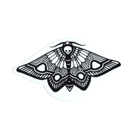 DARK MOTH STICKER