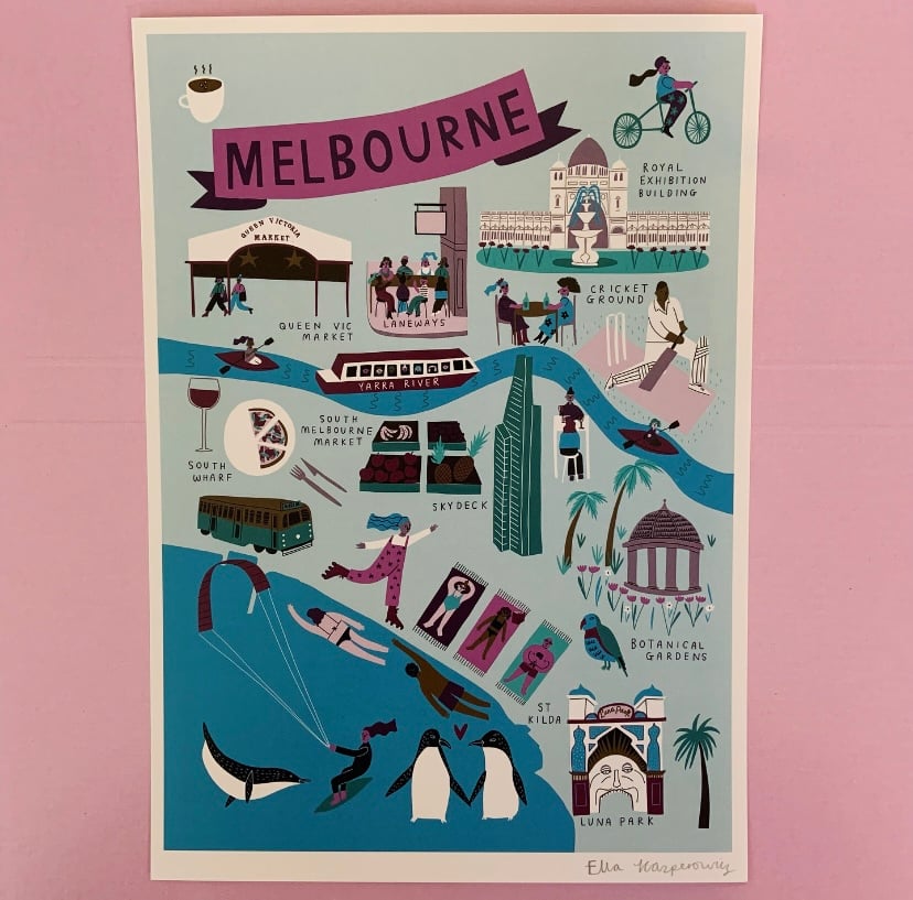 Image of Melbourne Map