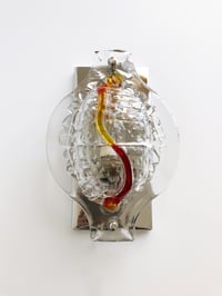 Image 1 of APLIQUE DE PARED DE CRISTAL DE MURANO, AÑOS 60