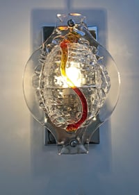 Image 2 of APLIQUE DE PARED DE CRISTAL DE MURANO, AÑOS 60