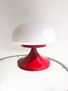 LÁMPARA DE MESA GRANATE, AÑOS 60