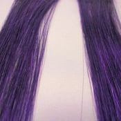 Image of Midnight Purple 16" Human Hair Extension Pair