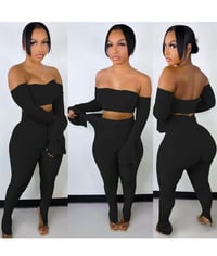 Shoulderless 2 piece set 