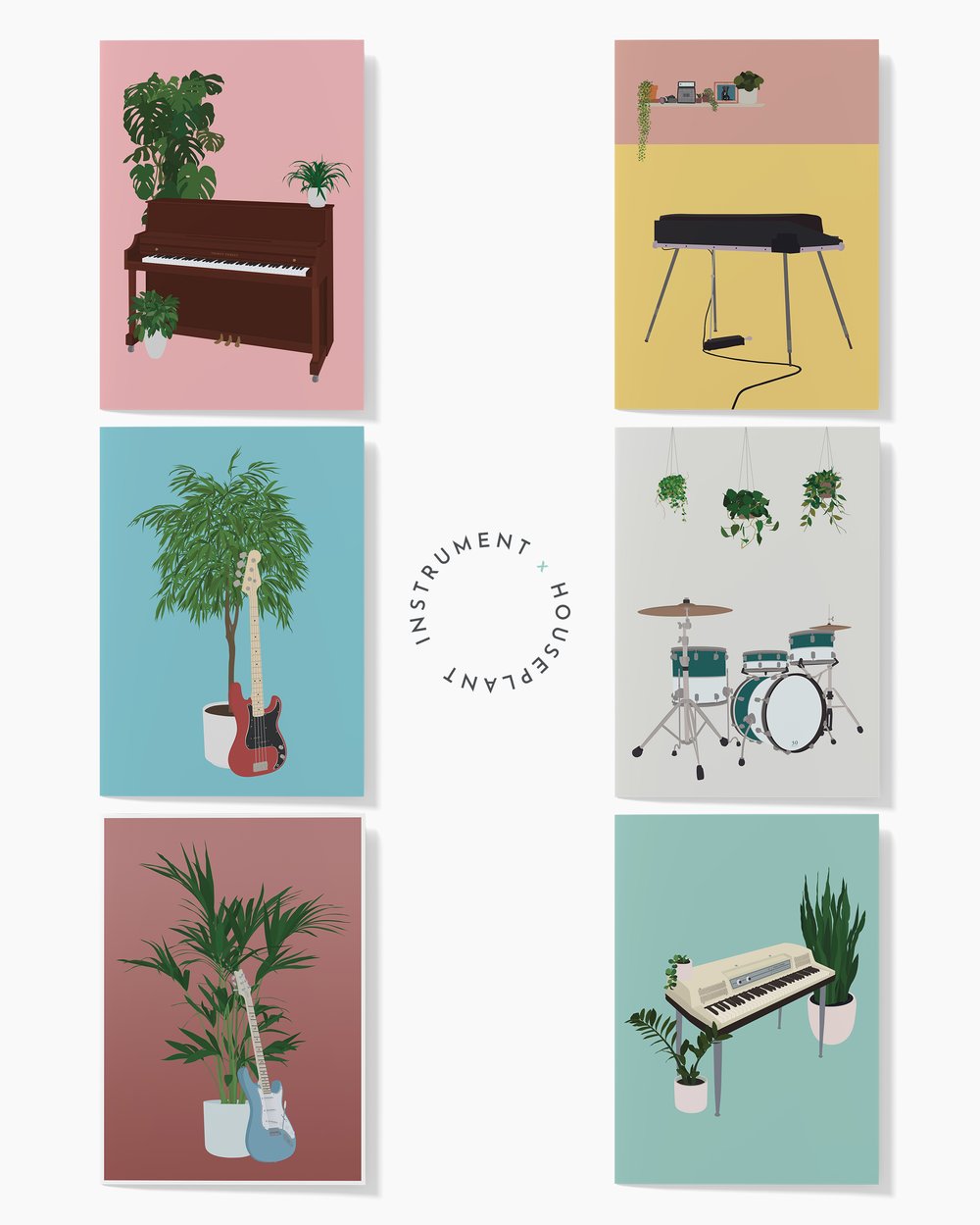 Image of Instrument x Houseplant Cards