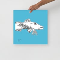Image 2 of Poster Sea Robin Blue