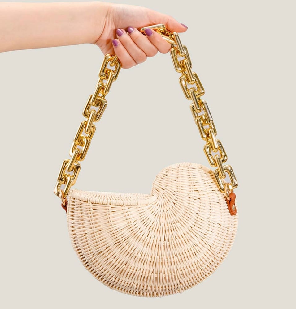 Image of Natural Rattan Seashell 