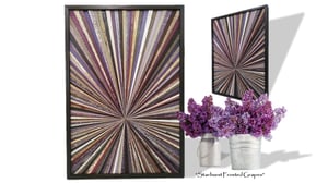 Image of Artwork Reclaimed Wood "Starburst Frosted Grapes"