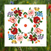 Heritage Collection Hungarian Flowers Folk Art Fine Art Print 