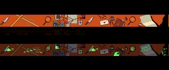 There's been a MURDER! Glow In The Dark Washi Tape