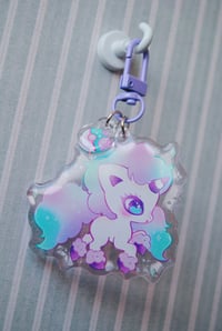 Image 2 of Ponyta Galar Keychain