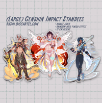 Image 1 of LARGE GENSHIN IMPACT STANDEES