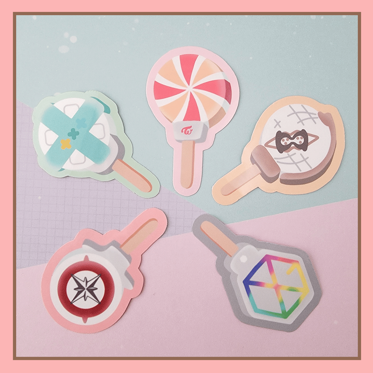 Image of Kpopsicle Lightstick Stickers