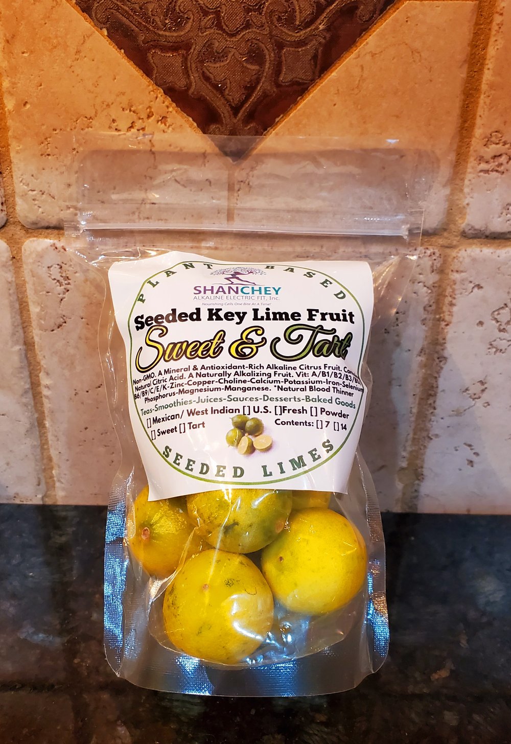 Sweet & Tart! Seeded Key Limes/Powder. Blood Sugar-Cells-Blood Thinner-pH Bal
