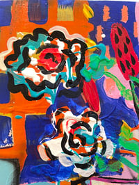 Image 2 of Abstract Still Life Flowers 