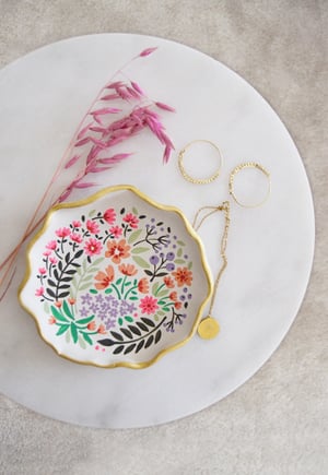 Image of PLATO DE CERÁMICA PINTADO A MANO 5