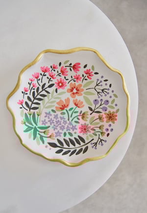 Image of PLATO DE CERÁMICA PINTADO A MANO 5