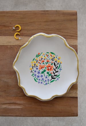 Image of PLATO DE CERÁMICA PINTADO A MANO 8