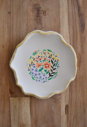 Image of PLATO DE CERÁMICA PINTADO A MANO 8