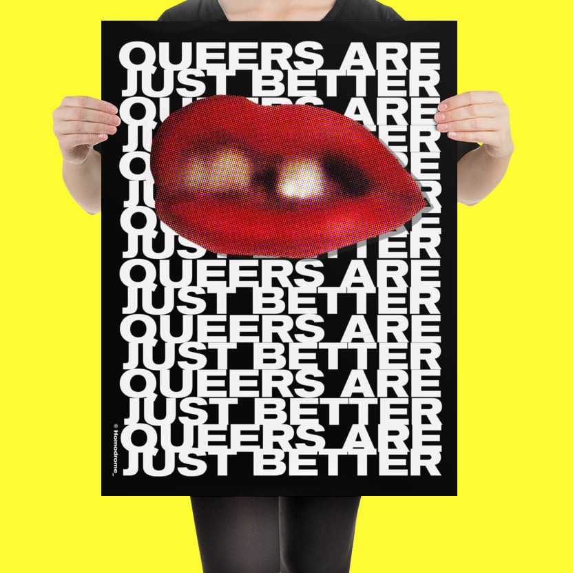 Image of Queer Are Just Better Aunt Ida Poster 