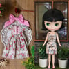 Flowery Dress set for Blythe and Pullip