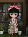 Flowery Dress set for Blythe and Pullip