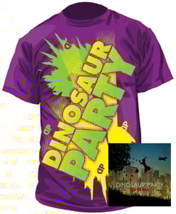 Image of Dinosaur Party EP, Kaboom Tee, and Free Signed Poster!