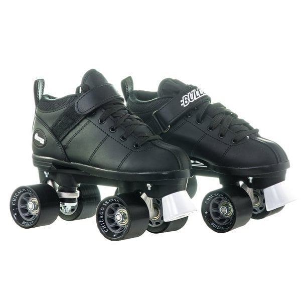 Image of Chicago Men's Bullet Speed Skates Black Classic Quad Roller Skate