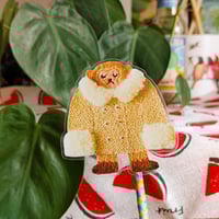 Image 1 of "With Love, Ikea Monkey" Clear Vinyl Sticker