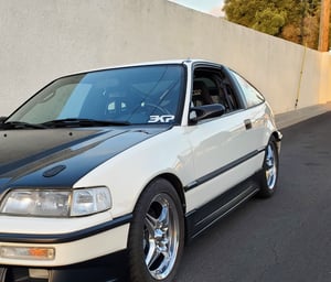 Image of EC WORKS Style 88-91 CRX Racing Mirror Complete Set