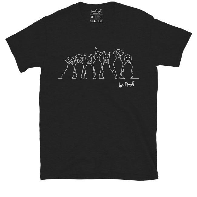 Dogs in a Row | Great Dane and Friends 