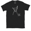 Great Dane Shirt Doodle Sketch Representational Cropped Great Dane