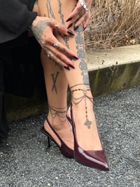 Image 8 of THE ‘MADDALENA’ ROSARY ANKLET 