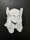 Thor Sketch Sticker