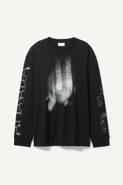 Image of Attawalpa Too Much Long sleeve Black T