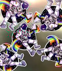 Image 2 of Rainbow Astronaut Magnet