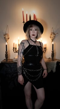 Image 1 of Hellbent Nitebreaker Leather and Chain Harness