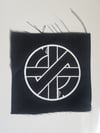 Crass Logo Cloth Patch