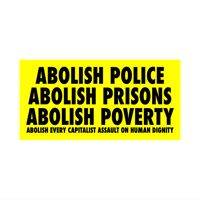 ABOLISH 3 NEON sticker