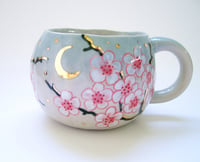 Cherry Blossoms Moon Mug 1