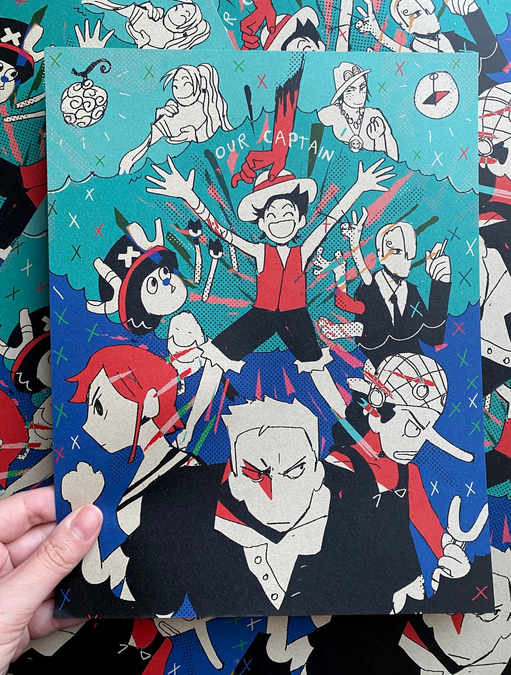 Image of One Piece: Our Captain Print